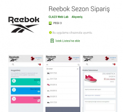 Reebok Sezon Sipariş